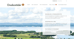Desktop Screenshot of orsabostader.se